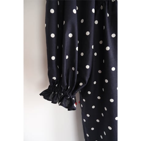 Sister  /  polkadot　Navy