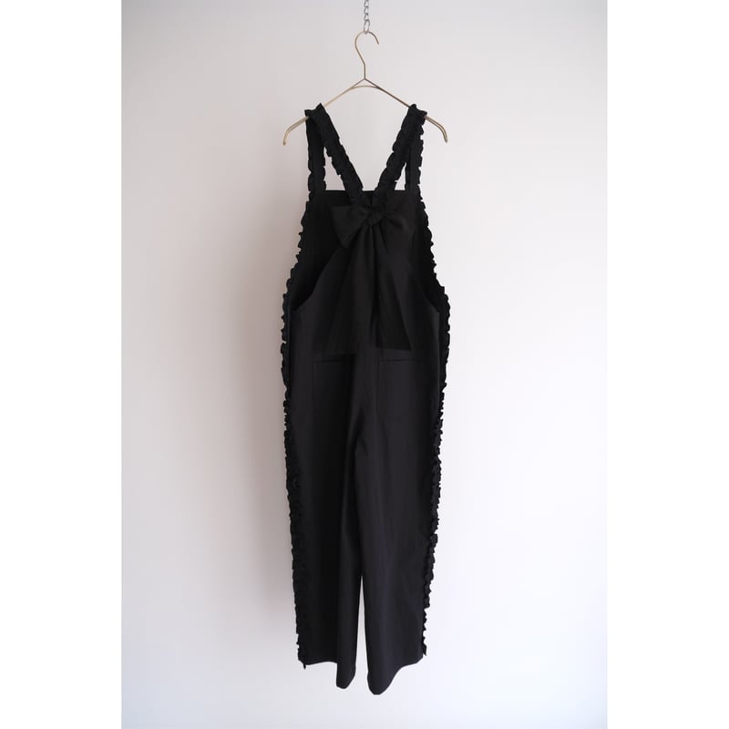 新品未使用sowa ソーワTeatro サロペットブラック黒フリルオールインワン Teatro / salopette / black | SOWA Online Bout