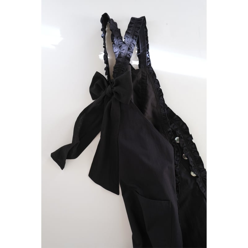 新品未使用sowa ソーワTeatro サロペットブラック黒フリルオールインワン Teatro / salopette / black | SOWA Online Bout