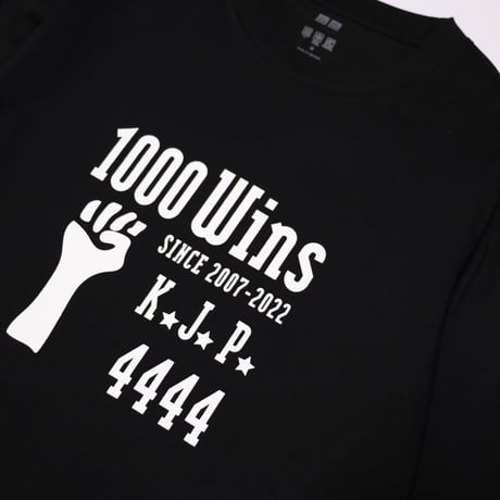 infinity　桐生順平1000勝記念シャツ　＜ブラック＞