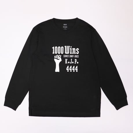 infinity　桐生順平1000勝記念シャツ　＜ブラック＞