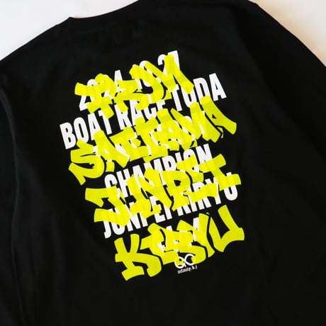 infinity 桐生 順平 第71回ボートレースダービー優勝記念 限定Tシャツ（ロング）