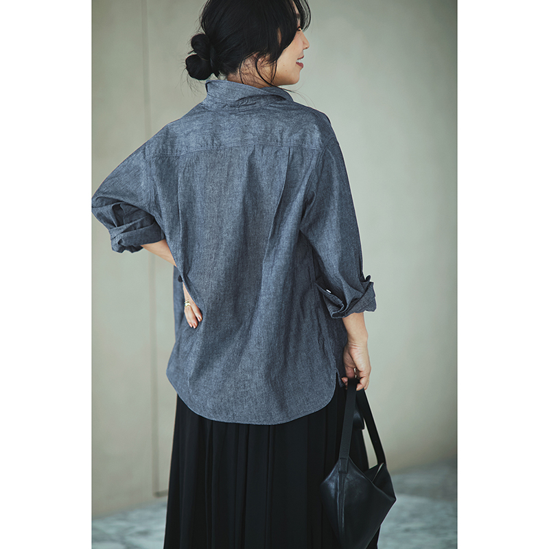 ミモレ別注】マイ ウィークネスのシャンブレーシャツ【数量限定