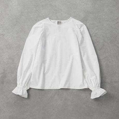 バックリボンパフスリーブブラウス【数量限定】