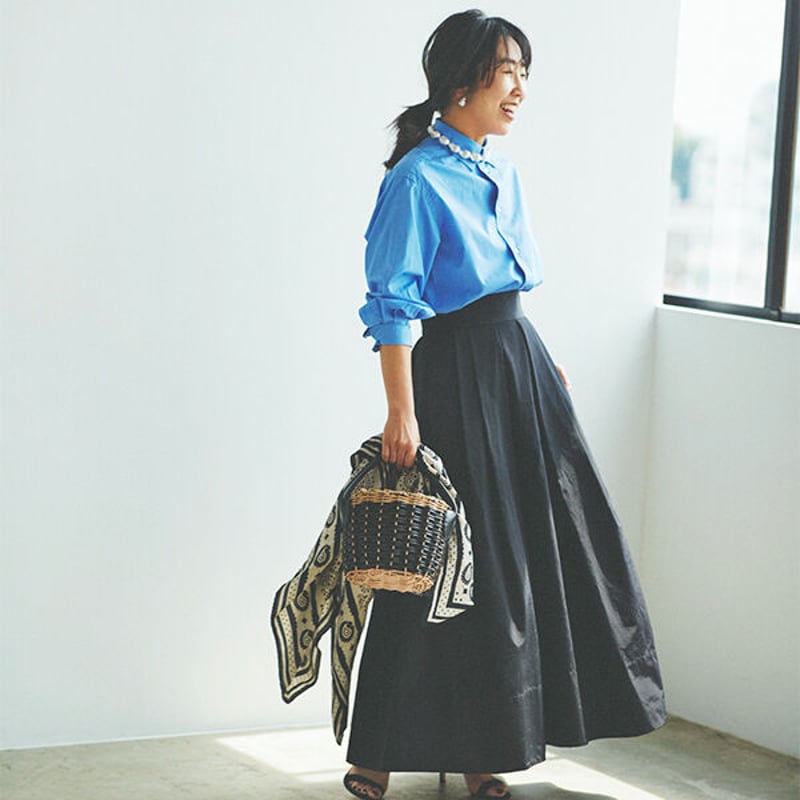 HARDY NOIR ☆ 64クロスタックフレアスカート ☆ 36 ☆ 極美品 追加受注7/4(月）12：30～］アルディーノアール 64クロスタック
