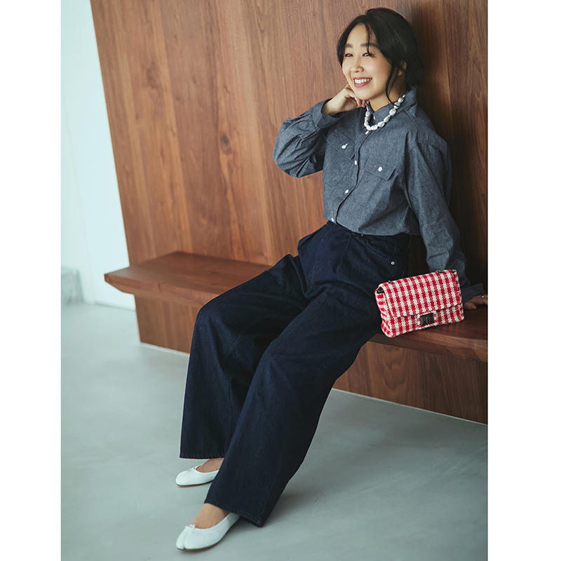 ミモレ別注】マイ ウィークネスのシャンブレーシャツ【数量限定