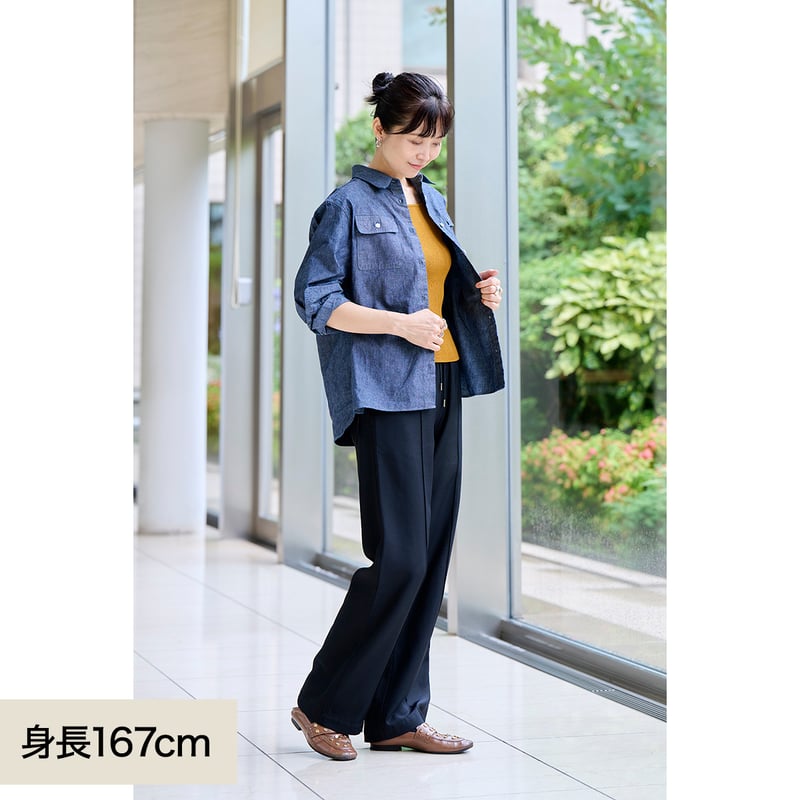 ミモレ別注】マイ ウィークネスのシャンブレーシャツ【数量限定】 | mi