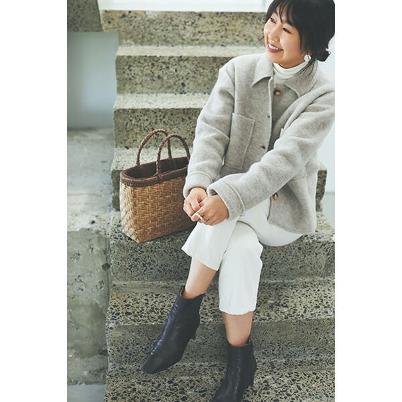 ミモレ×メヤメ「ライトウールショートジャケット」【期間限定 ミモレ×メヤメ「ライトウールショートジャケット」【期間限定