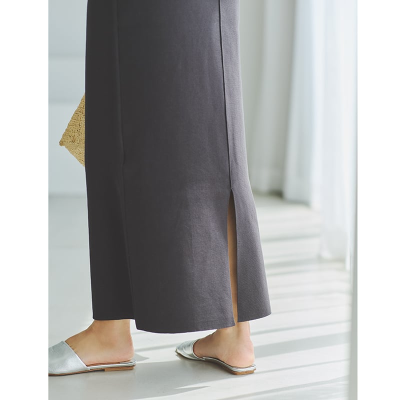 mi-mollet × Demi-Luxe BEAMS シンプルタイトニットスカート.M mi-mollet × Demi-Luxe BEAMS シンプルタイトニットスカート.M