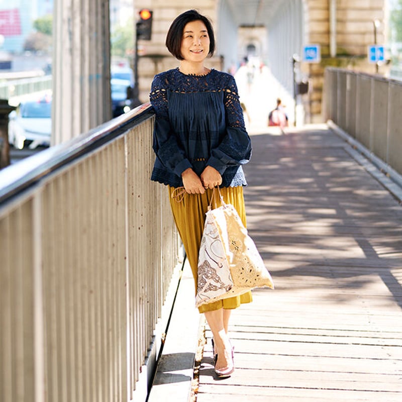 追加受注11/4まで】井筒麻三子さん×マニプリ「スカーフ柄トートバッグ