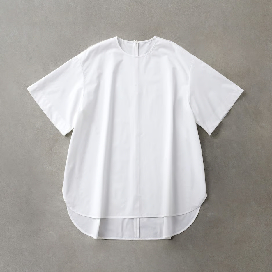 追加販売】山根亜希子さんコラボ・ル フィルのTブラウス＜ホワイト