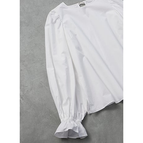 バックリボンパフスリーブブラウス【数量限定】