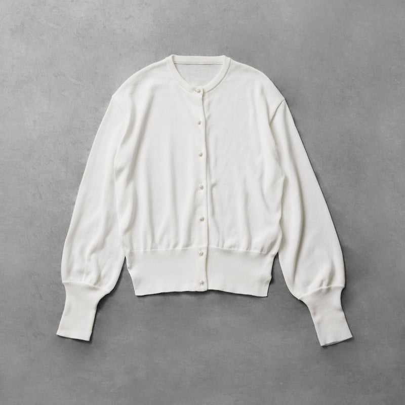 ケイミー　白カーディガン 長袖 追加受注＞ミモレ別注KOカーディガン | mi-mollet STORE