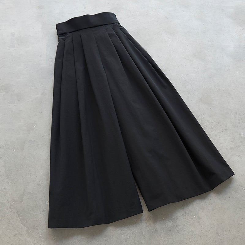 【試着のみ・タグ付き新品】ミモレ別注・マルモア ギャザーキュロットパンツ 追加販売・第2弾＞ミモレ別注・マルモア ギャザーキュロットパンツ