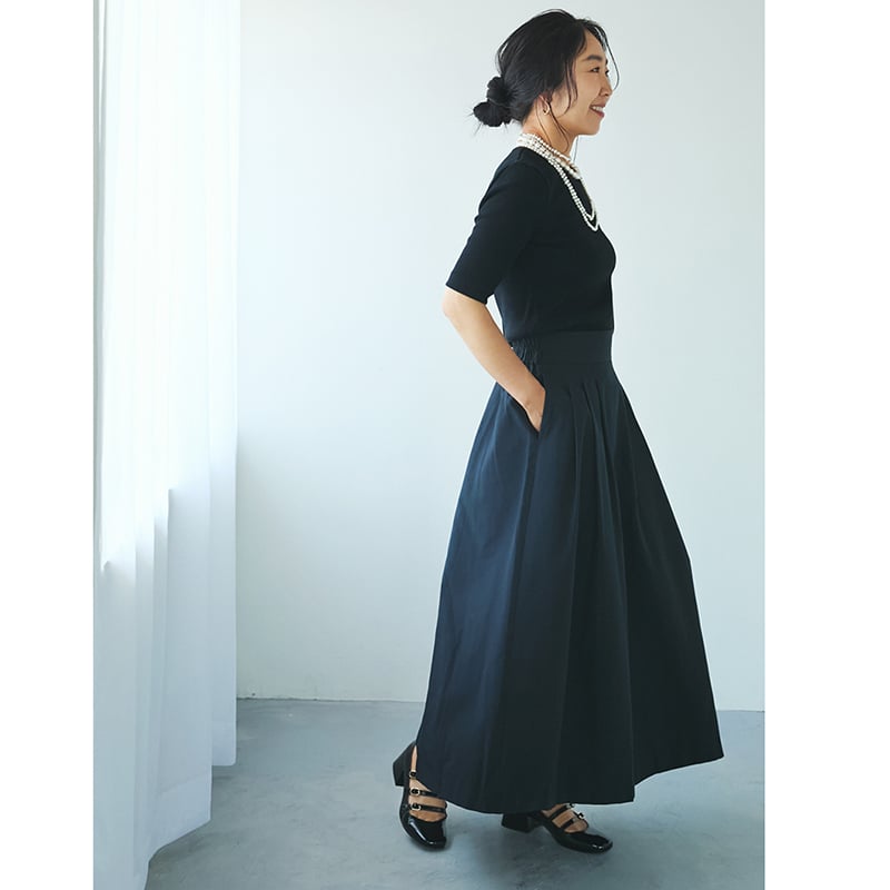 ミモレ別注】マルモア 64クロスロングスカート【数量限定】 | mi