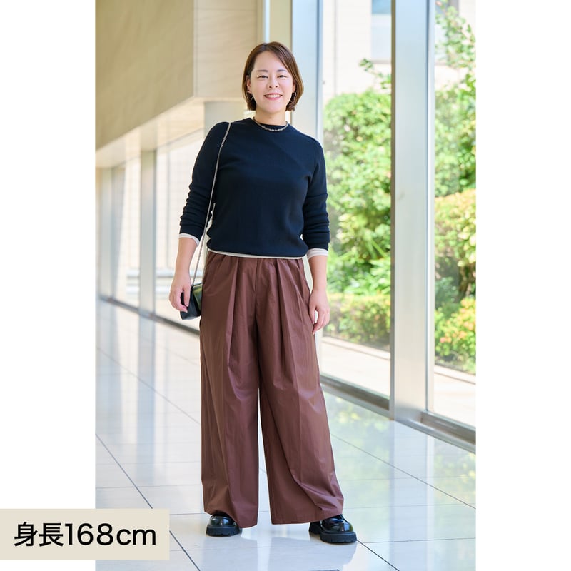 スローン×ミモレ別注】ダブルフェイスニット グレー【数量限定】 | mi