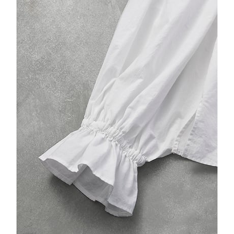 バックリボンパフスリーブブラウス【数量限定】