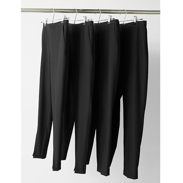 未使用タグ付　ルフィル パンツ 黒 サイズ 1 ル フィル「2WAYツイルフロントスリットパンツ」【追加販売