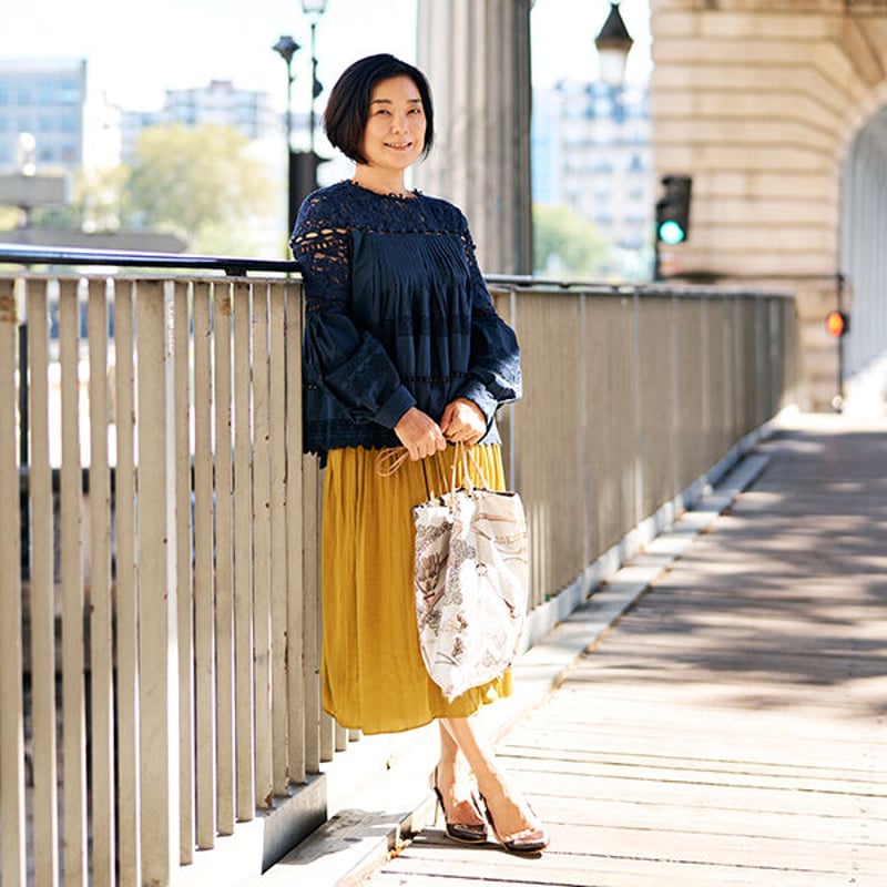 追加受注11/4まで】井筒麻三子さん×マニプリ「スカーフ柄トートバッグ