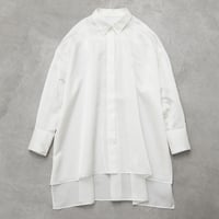＜追加販売＞ミモレ別注・ル フィルのシアーシャツ＜ホワイト＞【数量限定】