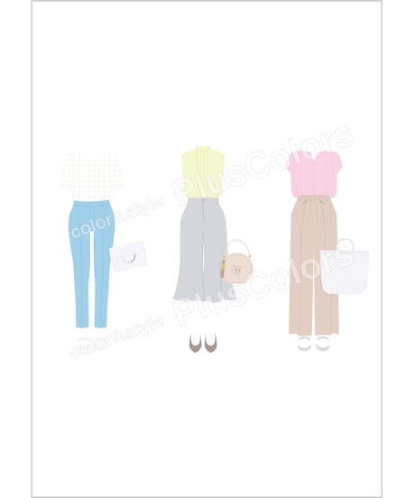 【Canva】春夏コーディネートレッスンセット