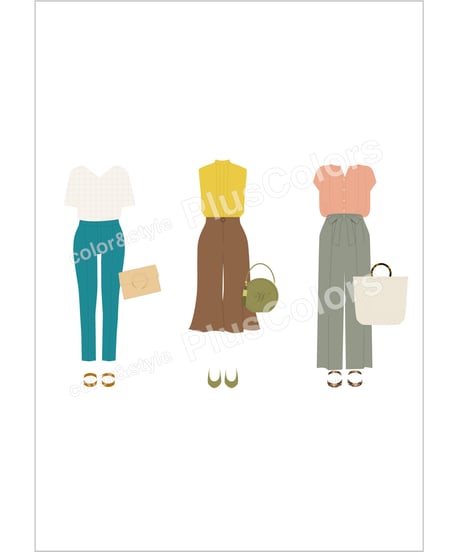 【Canva】春夏コーディネートレッスンセット