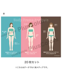 骨格診断アドバイスシート【ポストカードサイズ】20枚