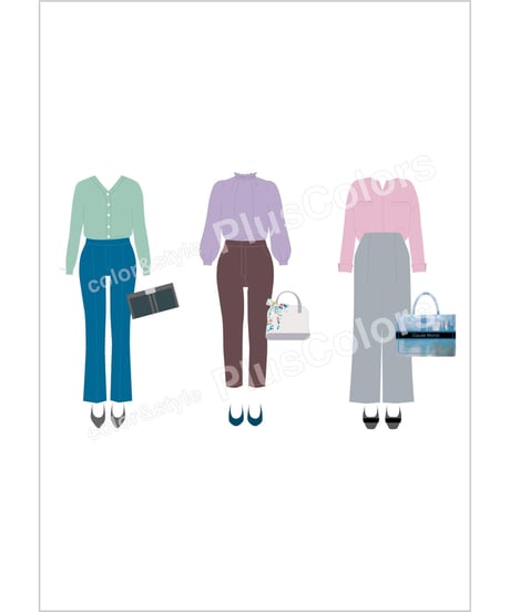 【Canva】秋冬コーディネートレッスンセット