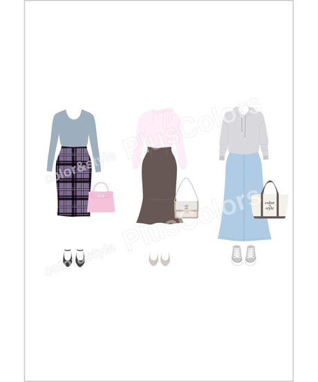【Canva】秋冬コーディネートレッスンセット