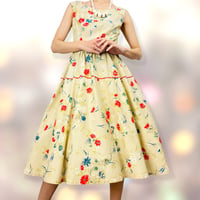 50’s Multicolor Floral Dress