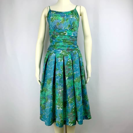 Lord & Taylor 50'S Cotton Flare Dress