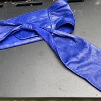 Blue Sash Leather Belt