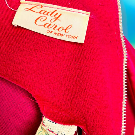 60’s Hot Pink Fuchsia Knit Dress