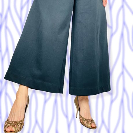 70’s Black Wide Leg Jumpsuit