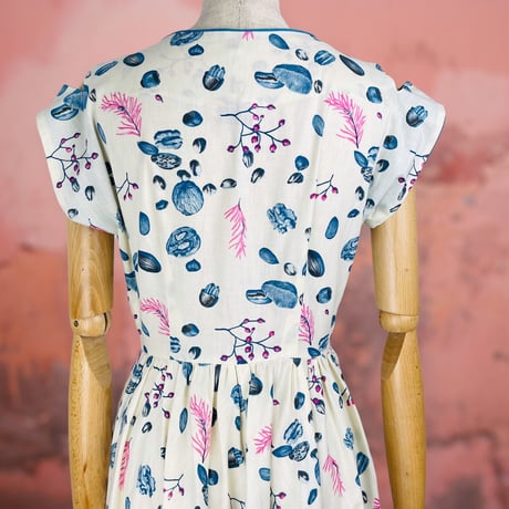 50's Novelty Print Fit & Flare Dress