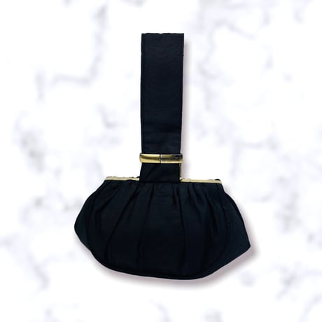 50’s Black Top Handle Bag