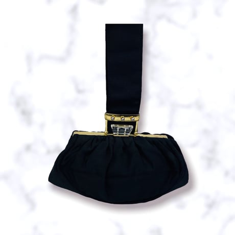 50’s Black Top Handle Bag