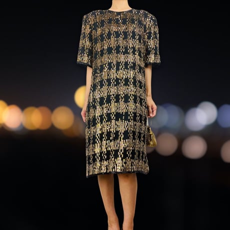 80’s Sequin Party Shift Dress