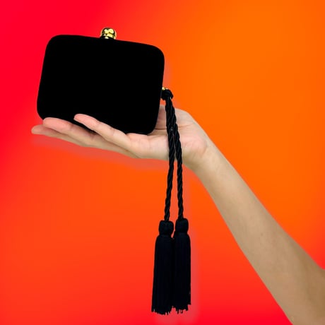Black Velvet Purse