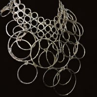 70's Silver Ring Necklace