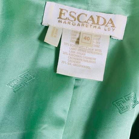 Mint Green Cashmere Jacket
