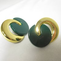 80’s Interlocking Circle Earrings