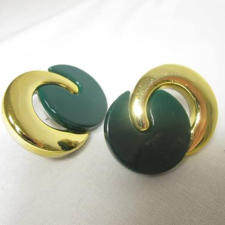 80’s Interlocking Circle Earrings