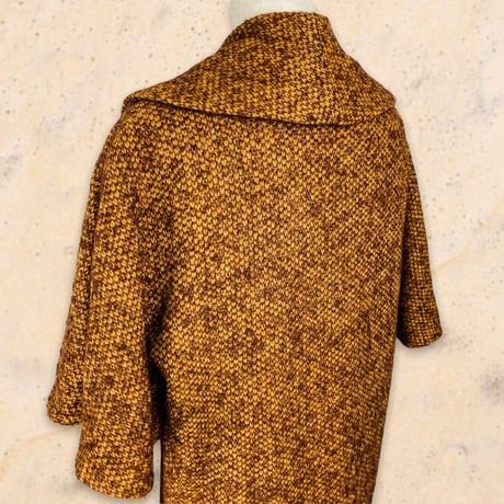 50’s Brown Tweed Wool Coat