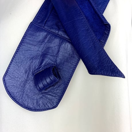 Blue Sash Leather Belt