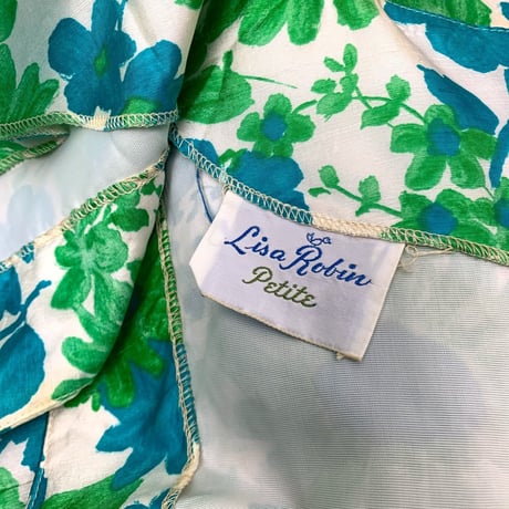 50’s Green Flower Dress