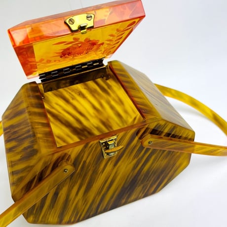 50’s Butterscotch Lucite Bag