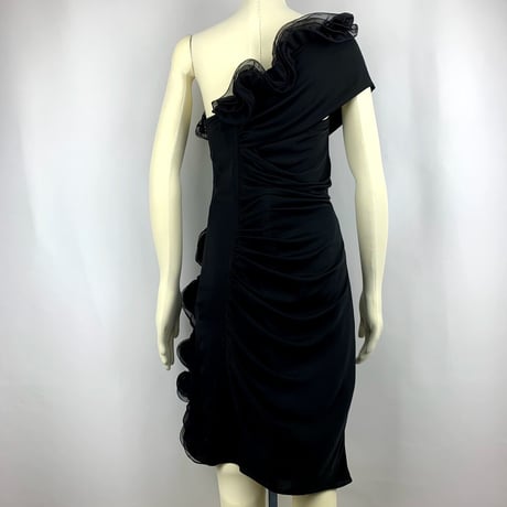 Catherine Malandrino Silk One Shoulder Dress