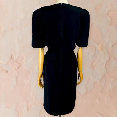 60’s Union Made Black and White Midi Dress
