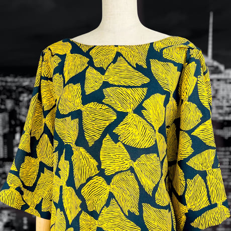 80’s Plunging V Back Print Mini Dress